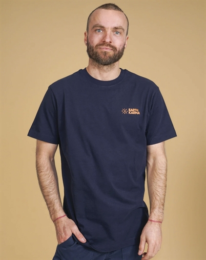 Elsk - Karma Brushed T-Shirt - Dark Navy